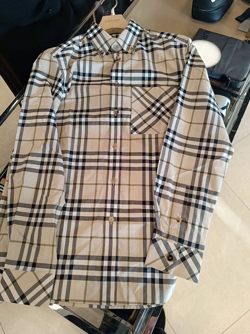 BURBERRY Shirts front view - Men's luxury Clothes