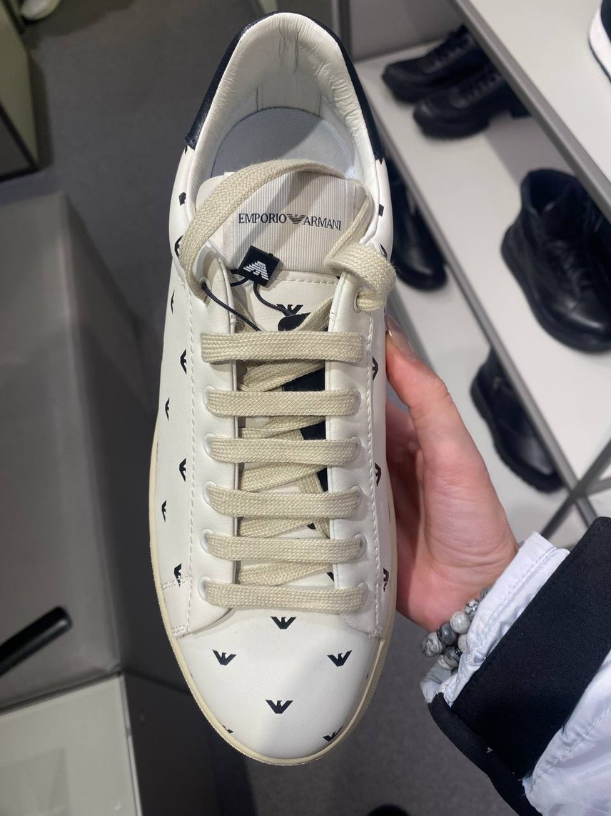 EMPORIO ARMANI Sneakers side view - Men's luxury Shoes