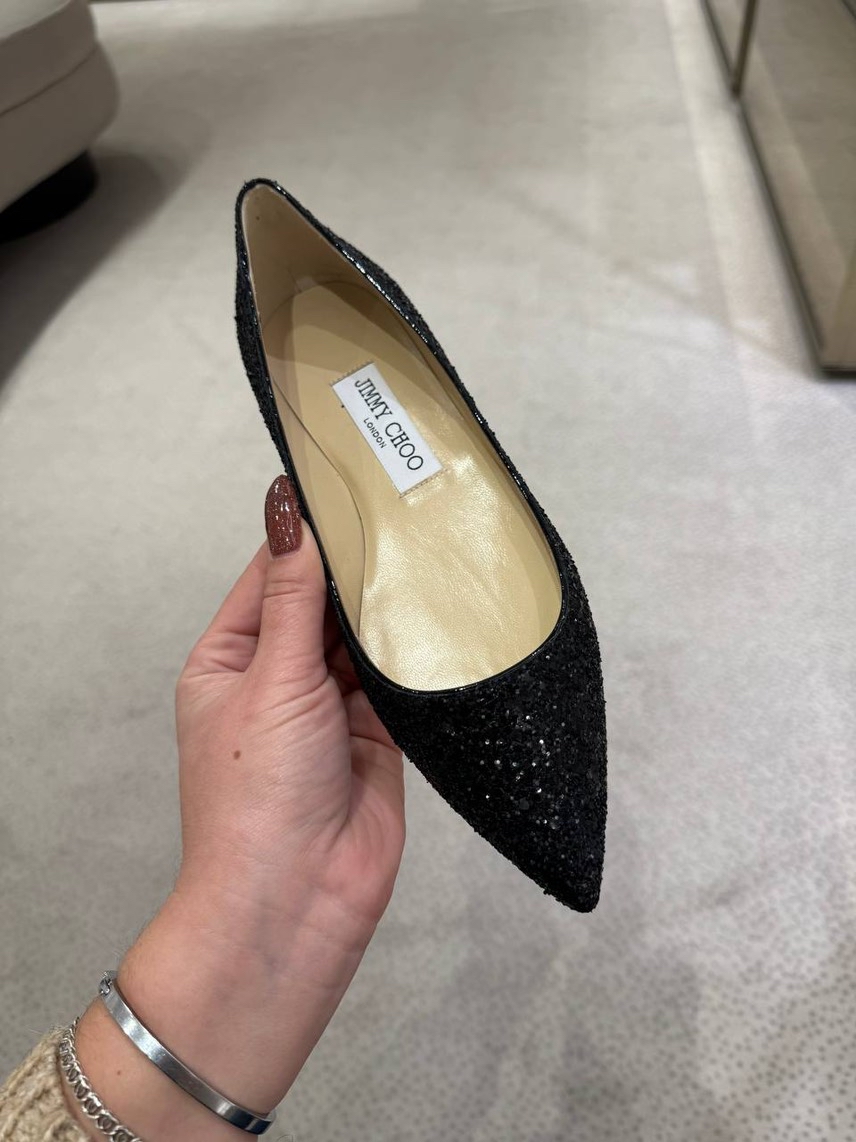 JIMMY CHOO Ballerinas side view - Women's luxury Shoes