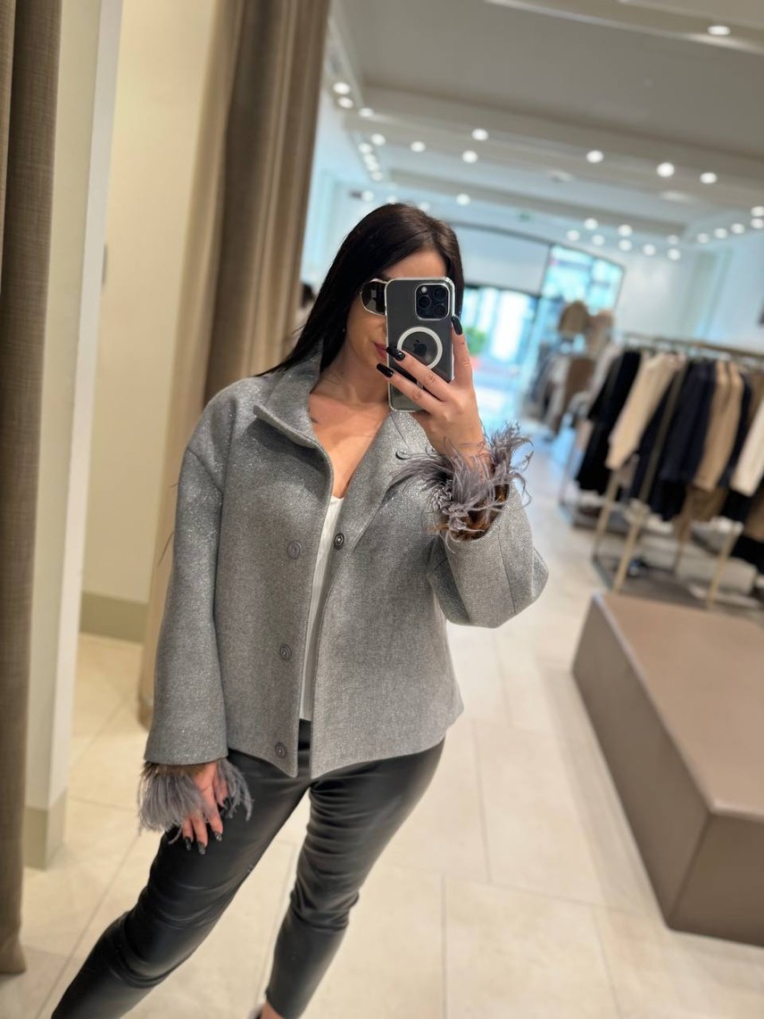 PESERICO Jackets side view - Women's luxury Clothes