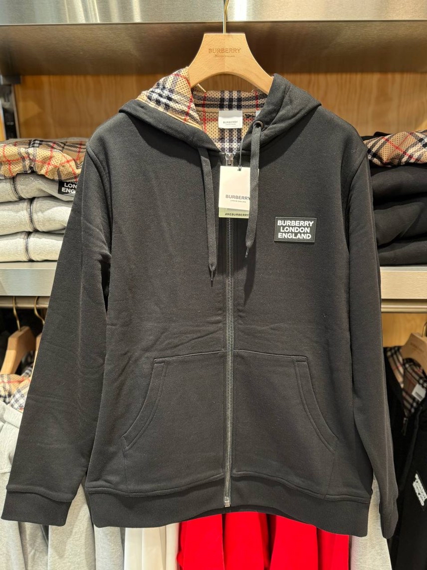 BURBERRY Hoodies front view - Men's luxury Clothes