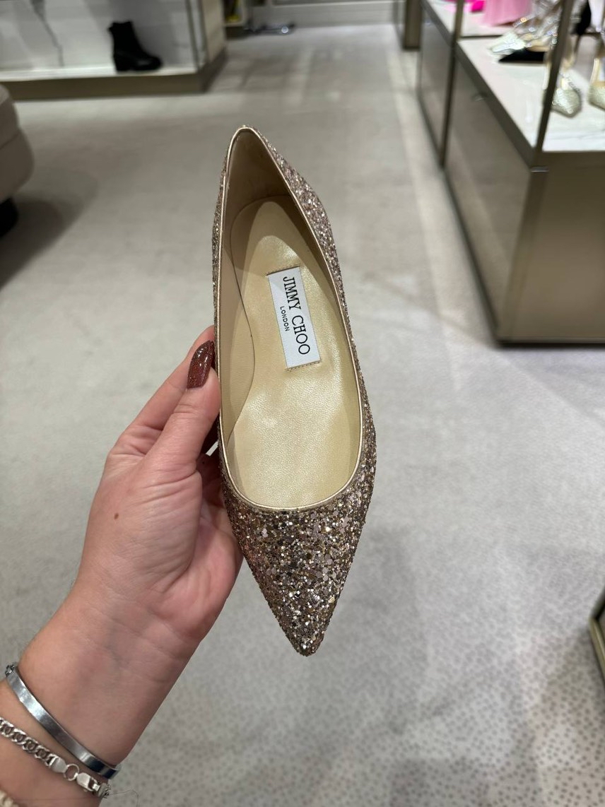 JIMMY CHOO Ballerinas side view - Women's luxury Shoes