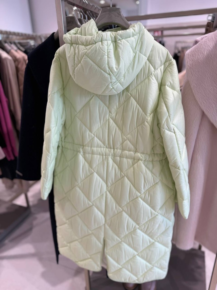 PESERICO Down jacket side view - Women's luxury Clothes