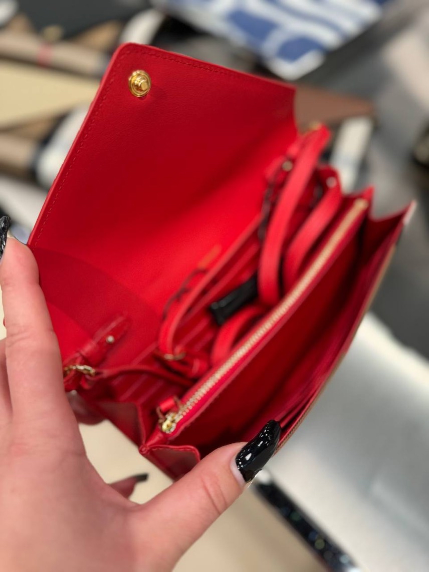 BURBERRY Clutch bags side view - Women's luxury Bags