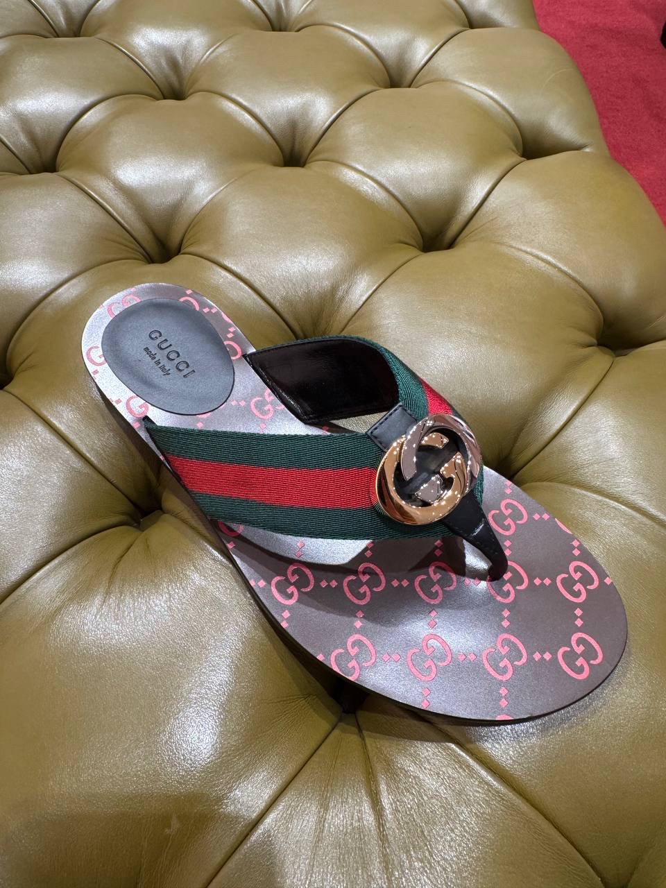 GUCCI Slides side view - Women's luxury Shoes