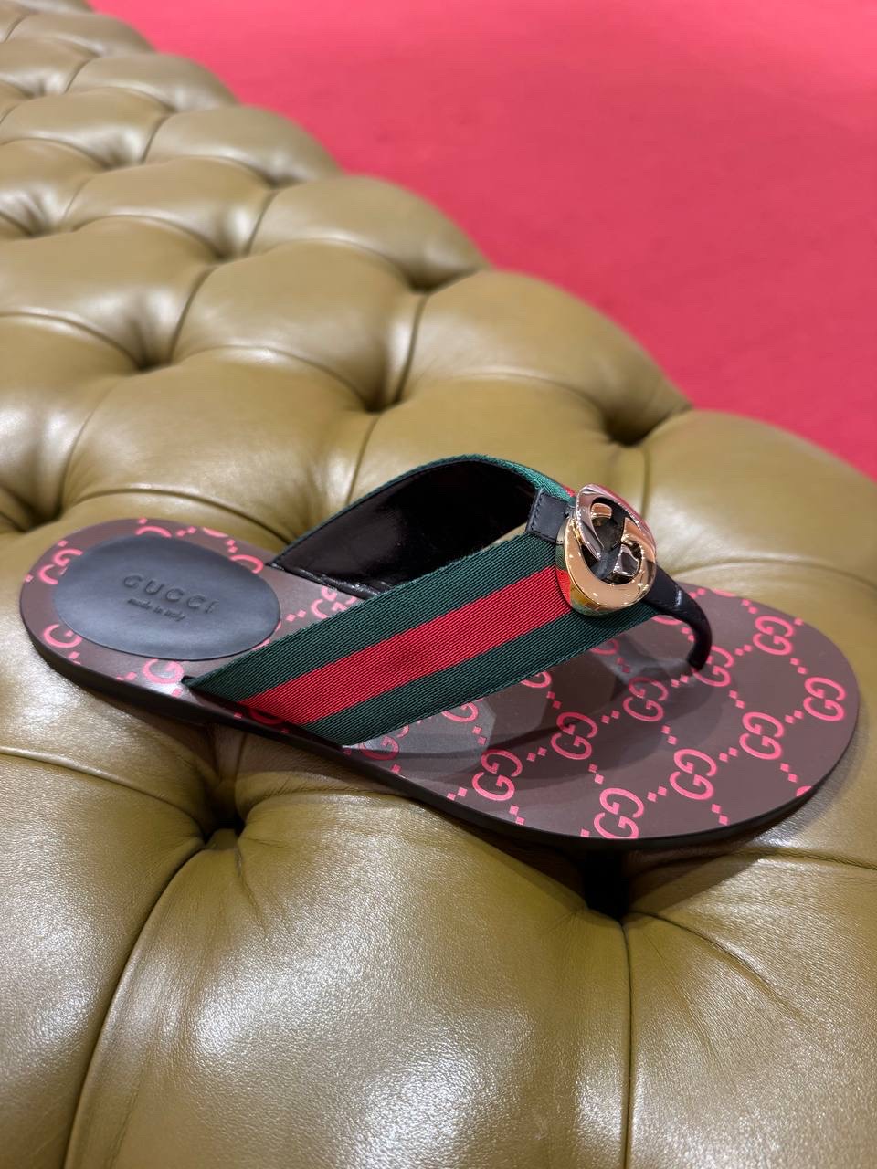 GUCCI Slides front view - Women's luxury Shoes