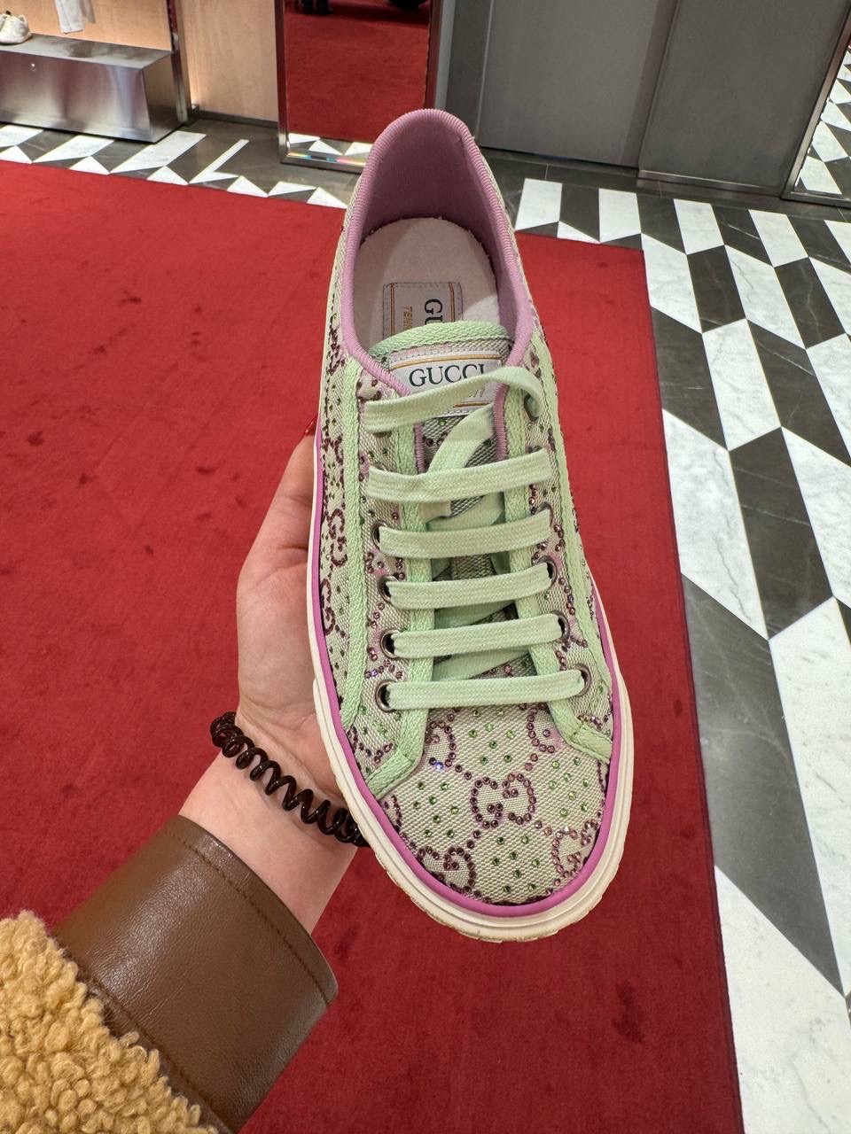 GUCCI Sneakers side view - Women's luxury Shoes
