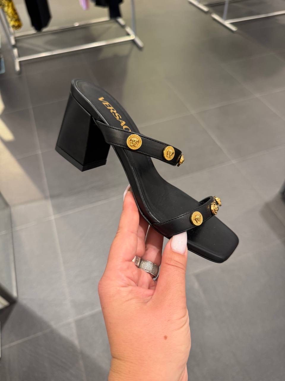 VERSACE Sandals front view - Women's luxury Shoes