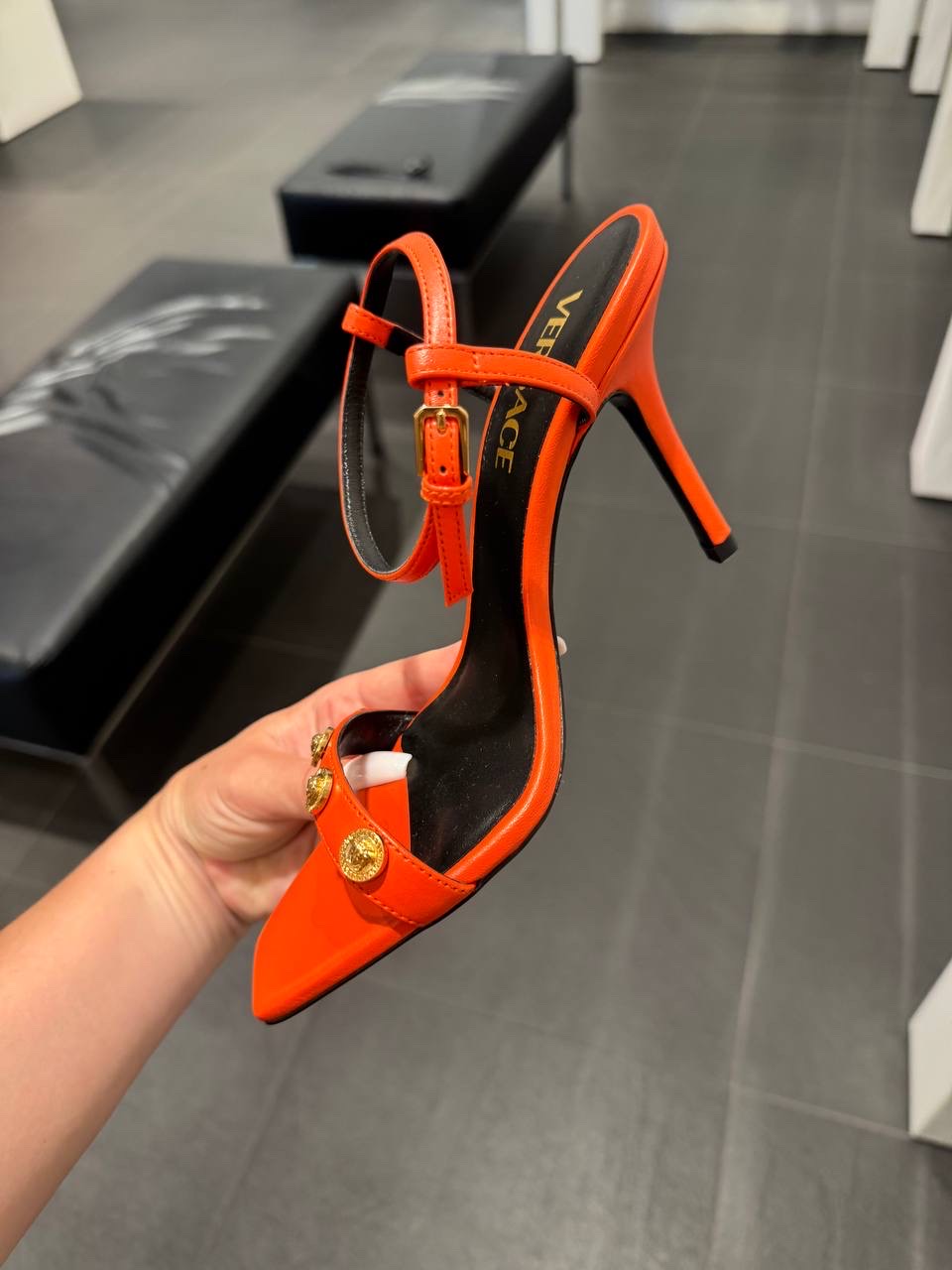 VERSACE Sandals front view - Women's luxury Shoes