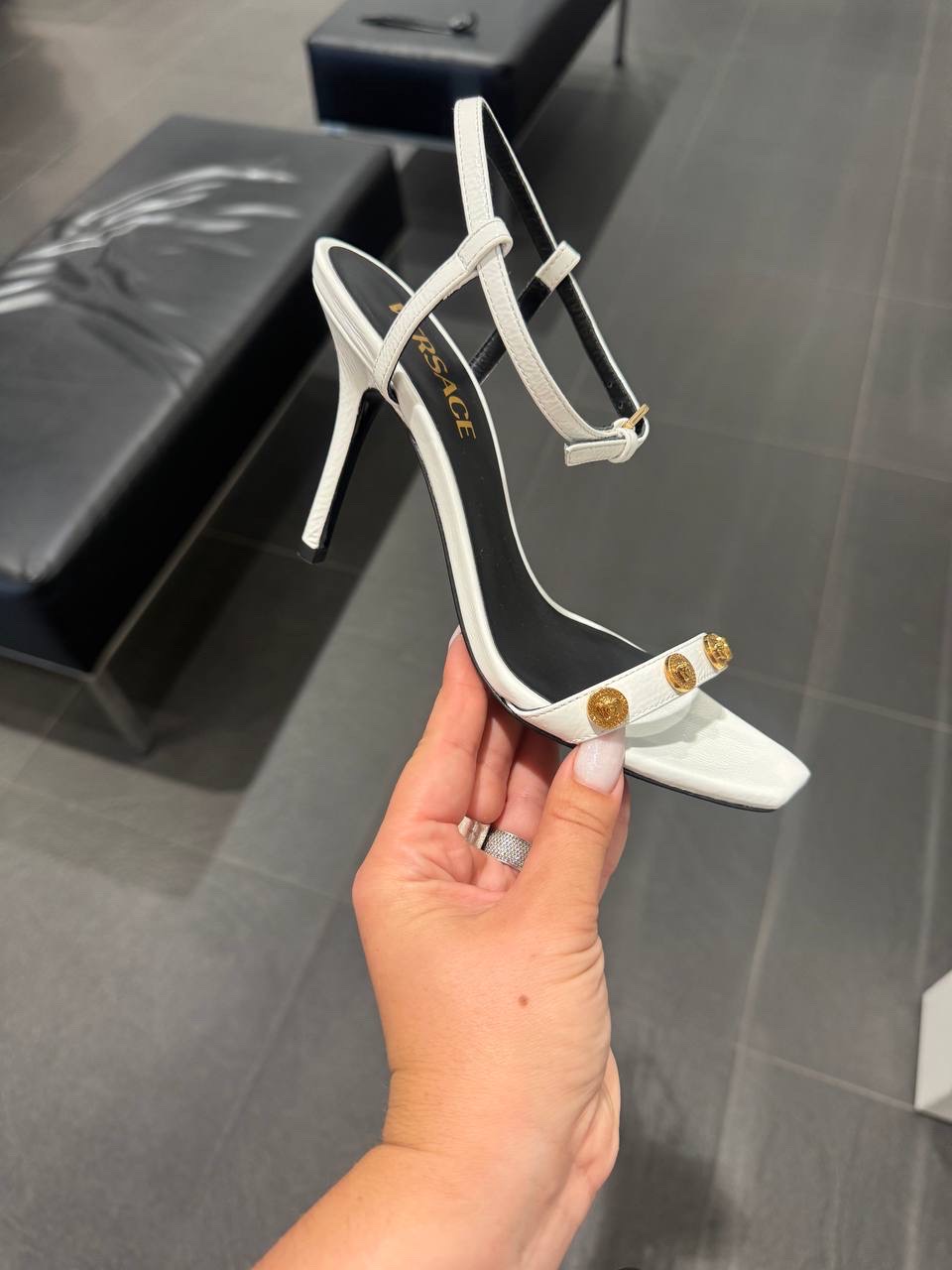 VERSACE Sandals front view - Women's luxury Shoes
