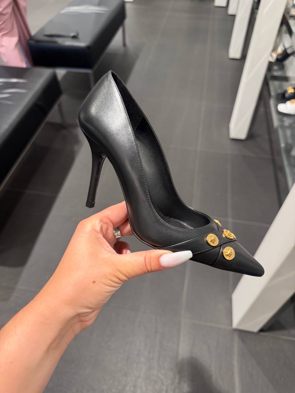 VERSACE Pumps front view - Women's luxury Shoes