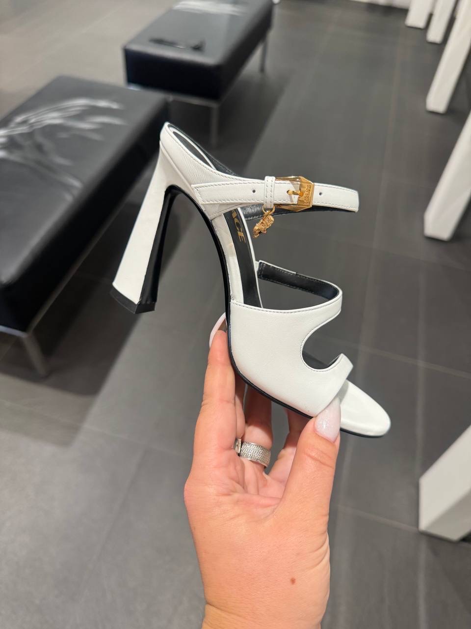 VERSACE Sandals front view - Women's luxury Shoes