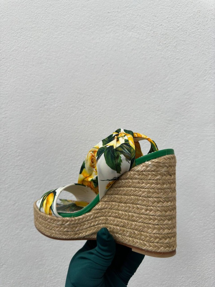 DOLCE & GABBANA Espadrilles side view - Women's luxury Shoes