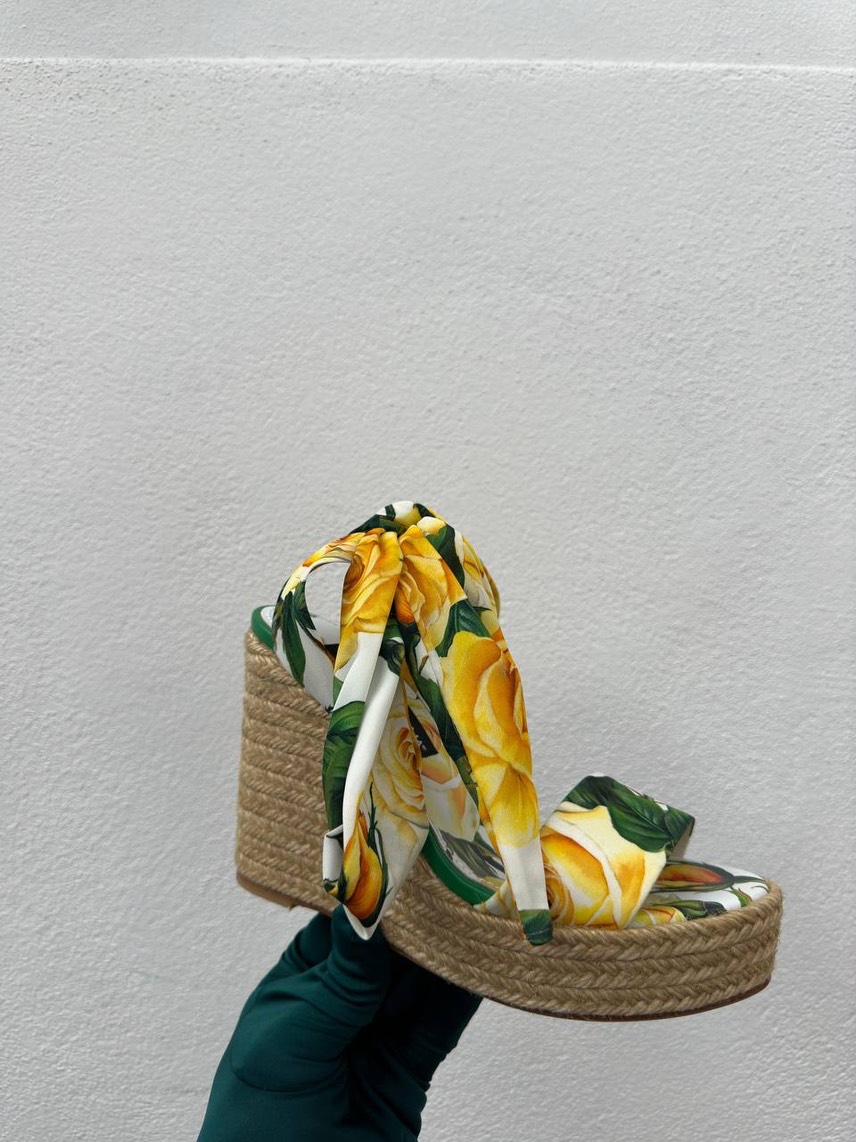 DOLCE & GABBANA Espadrilles front view - Women's luxury Shoes