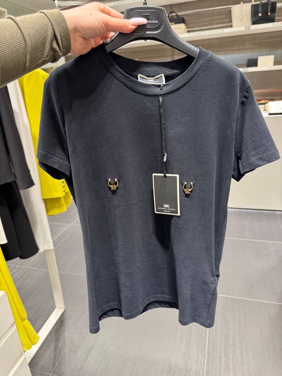 ELISABETTA FRANCHI T-shirt and Polo front view - Women's luxury Clothes