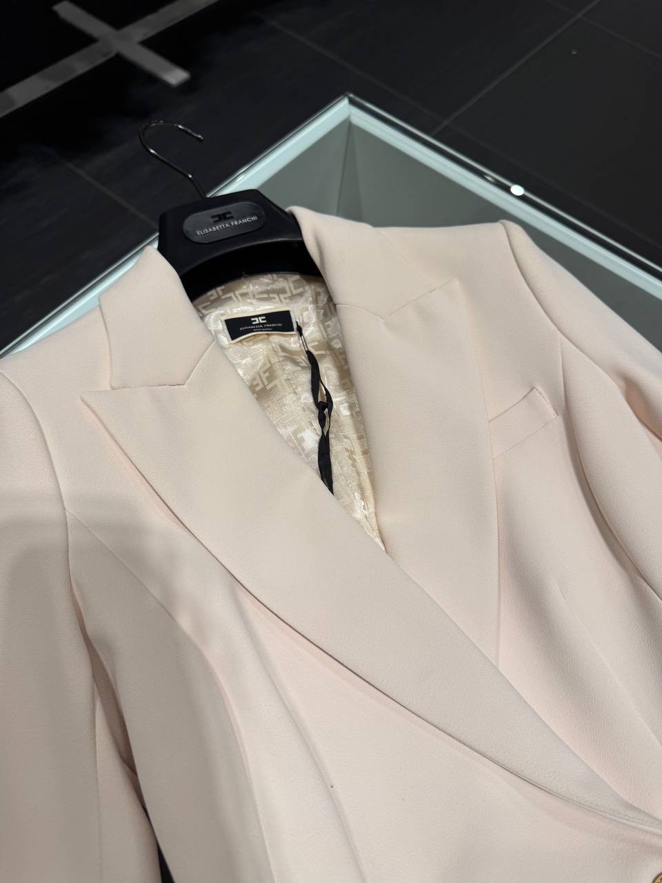 ELISABETTA FRANCHI Coats side view - Women's luxury Clothes