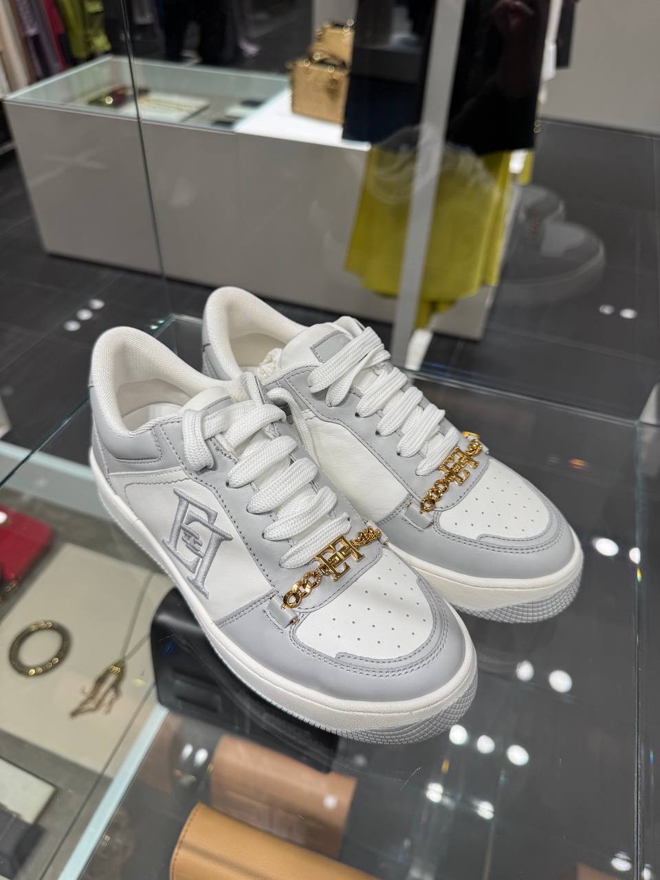 ELISABETTA FRANCHI Sneakers side view - Women's luxury Shoes