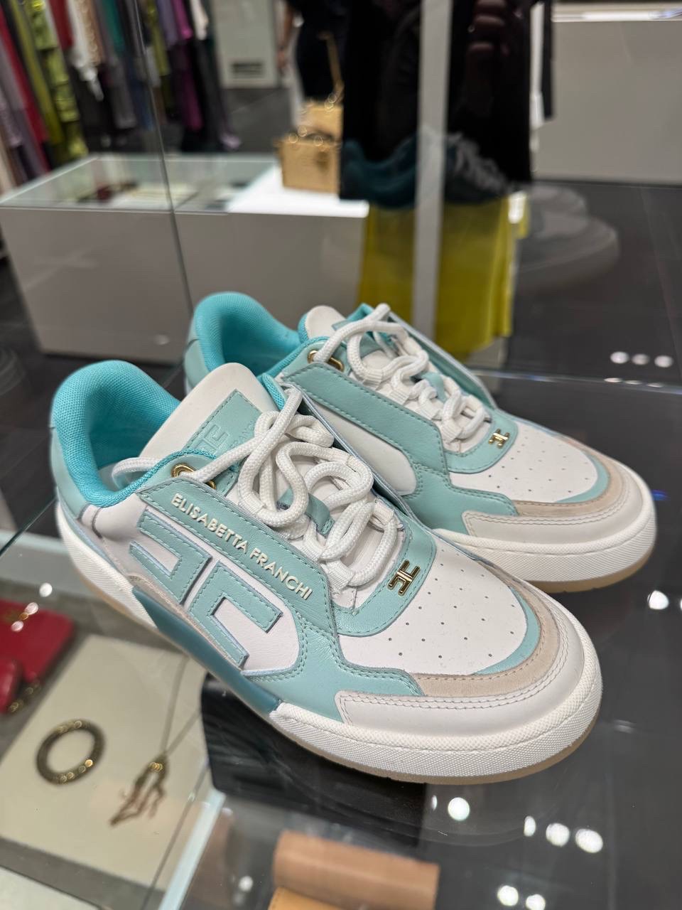 ELISABETTA FRANCHI Sneakers front view - Women's luxury Shoes