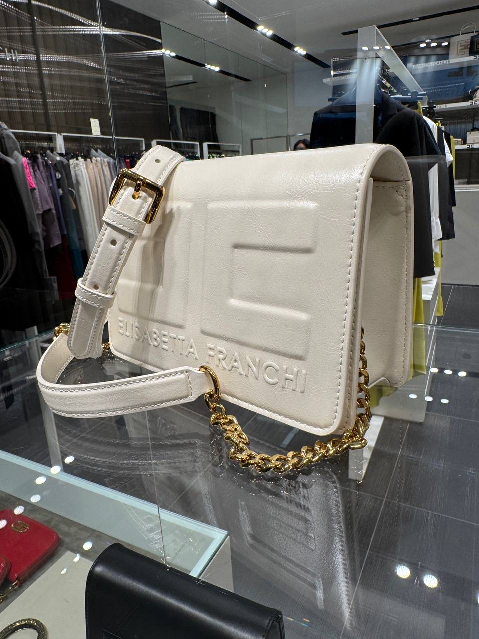 ELISABETTA FRANCHI Crossbody bags side view - Women's luxury Bags