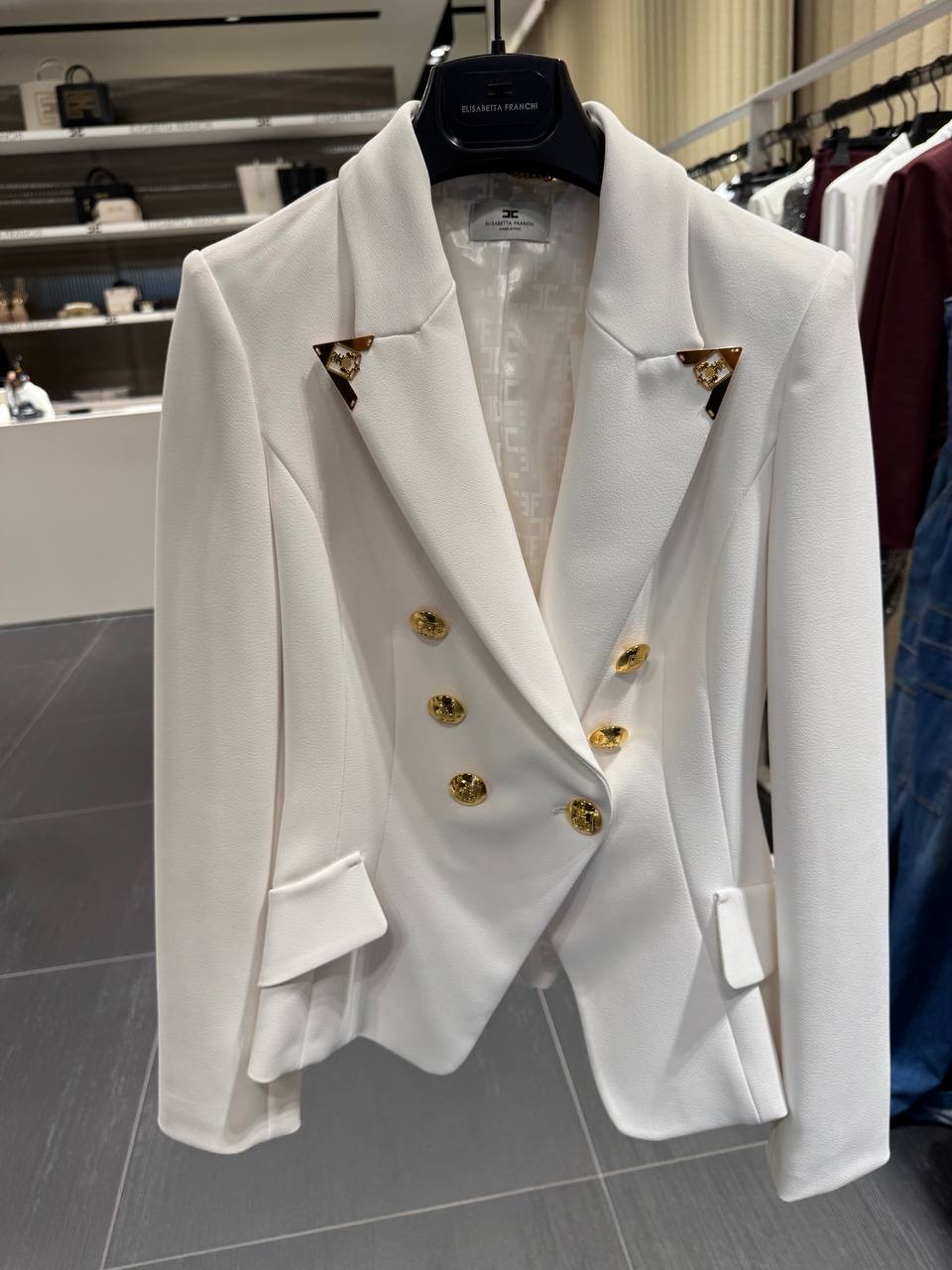 ELISABETTA FRANCHI Jackets front view - Women's luxury Clothes