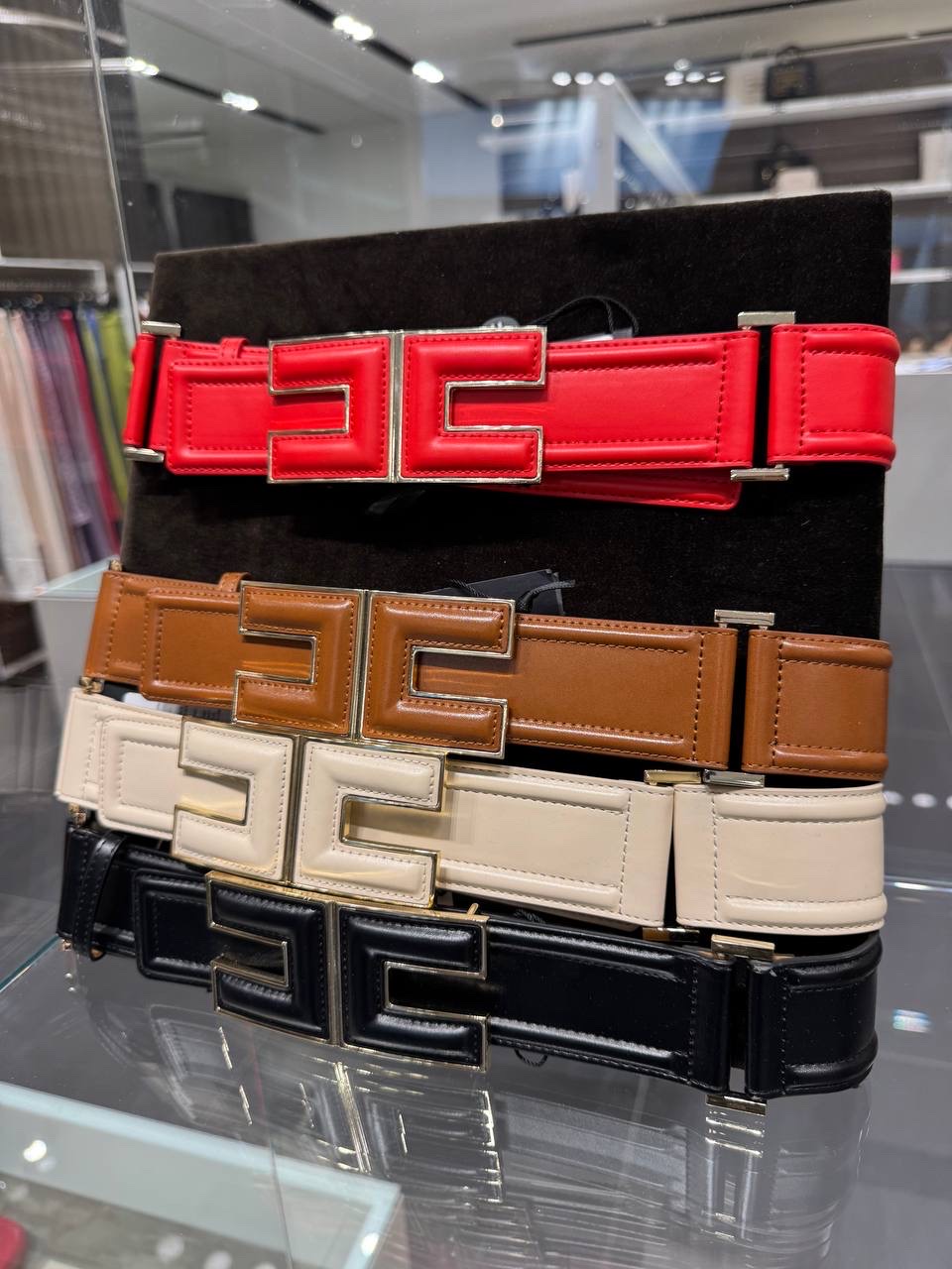 ELISABETTA FRANCHI Belts front view - Women's luxury Accessories