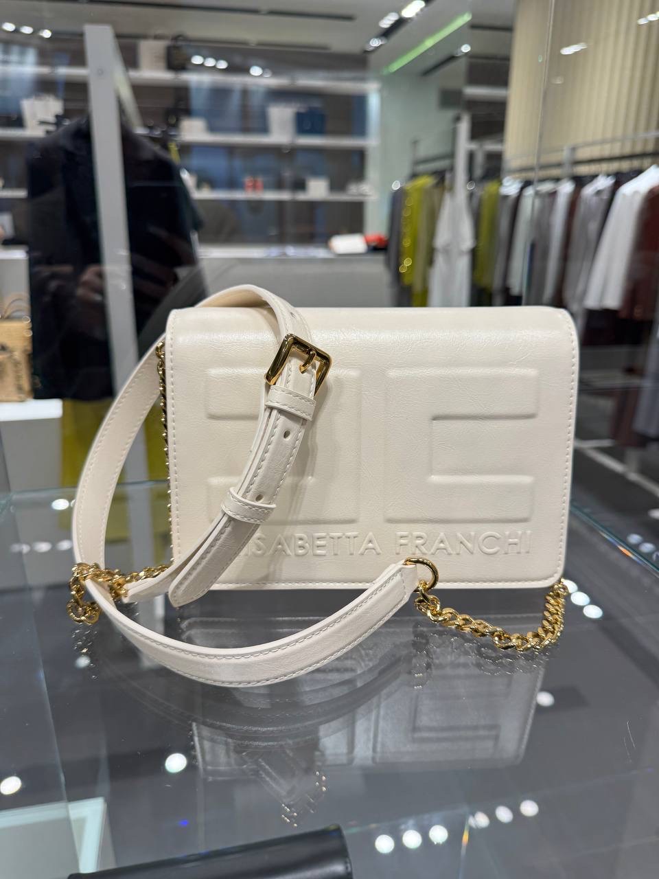 ELISABETTA FRANCHI Crossbody bags front view - Women's luxury Bags