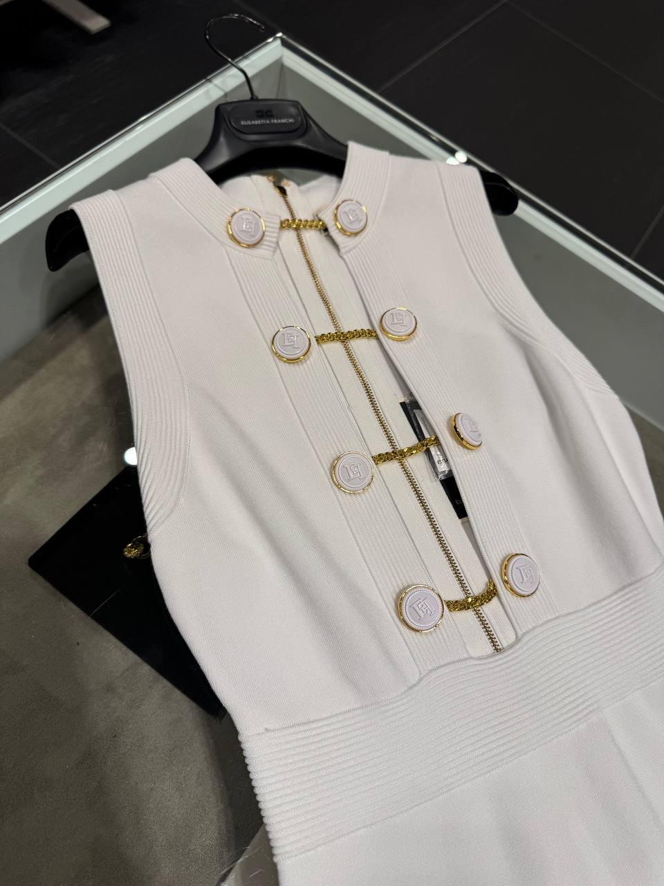 ELISABETTA FRANCHI Dresses side view - Women's luxury Clothes