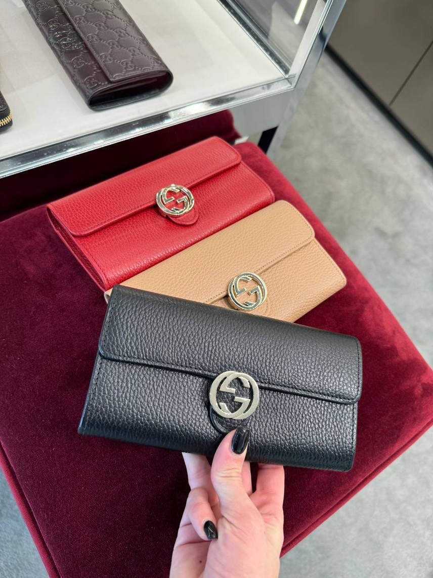GUCCI Wallets and small leather goods side view - Women's luxury Accessories
