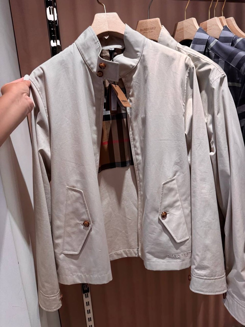 BURBERRY Jackets front view - Men's luxury Clothes