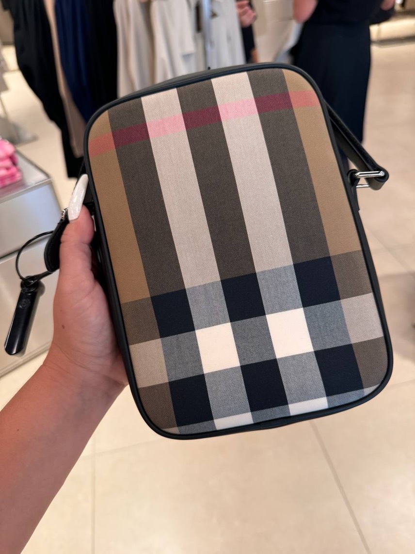 BURBERRY Messenger bags side view - Men's luxury Bags
