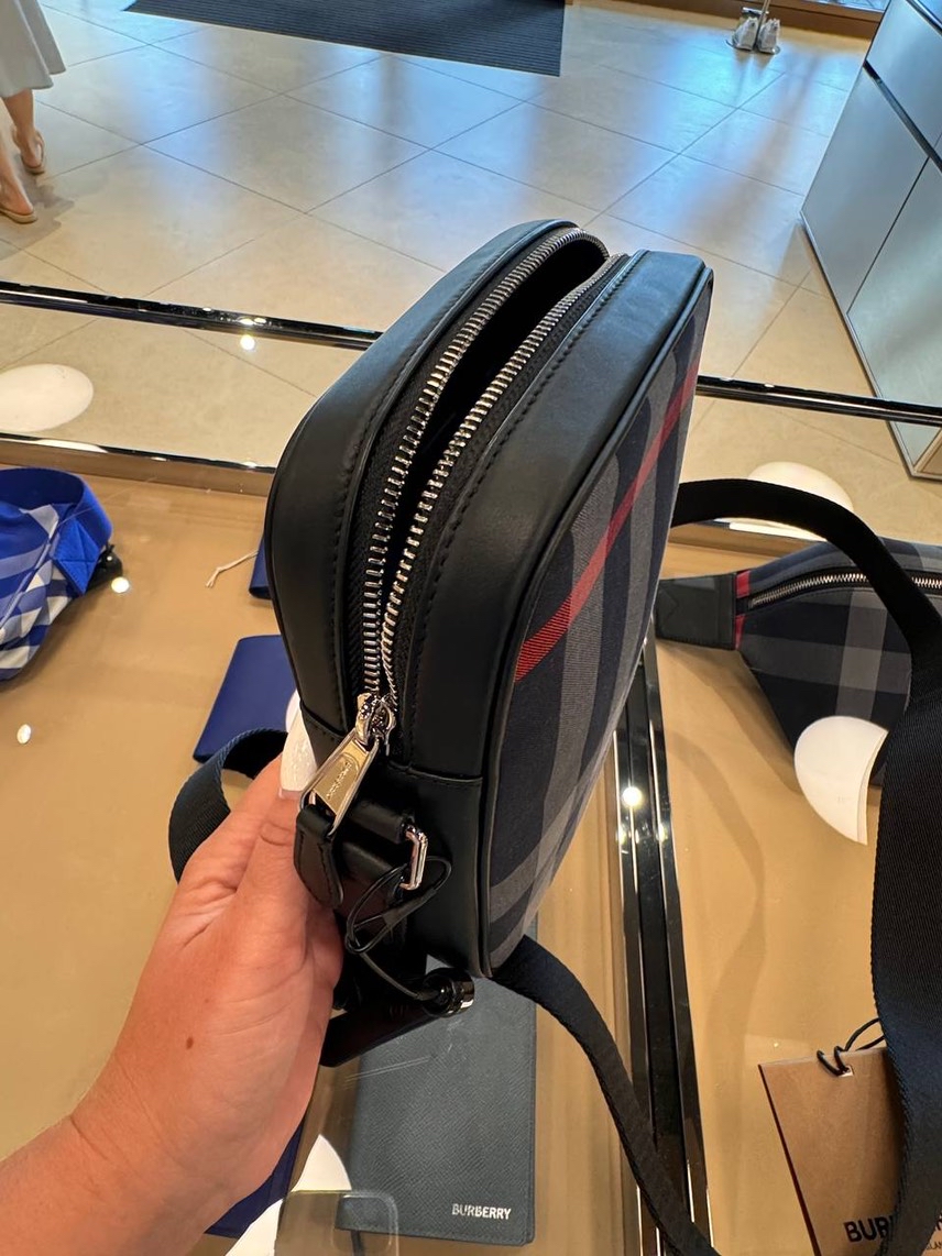BURBERRY Messenger bags side view - Men's luxury Bags