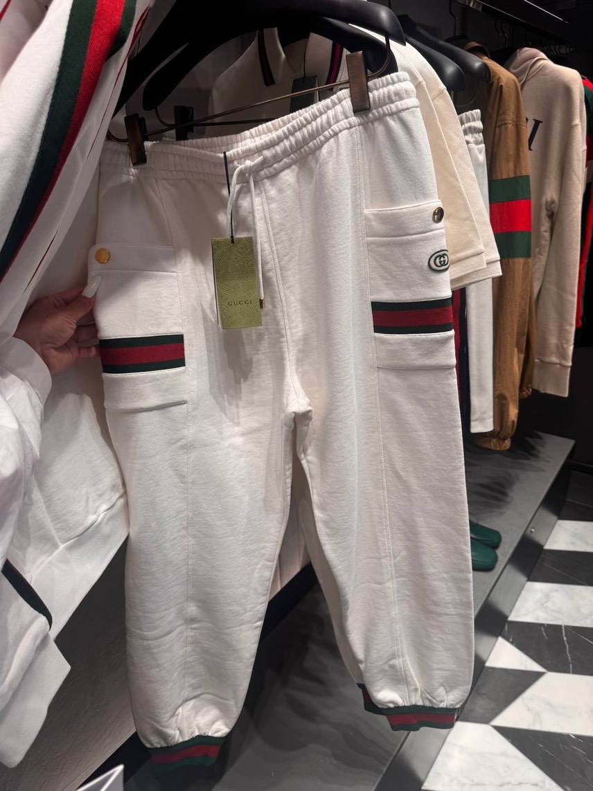 GUCCI Trousers front view - Men's luxury Clothes