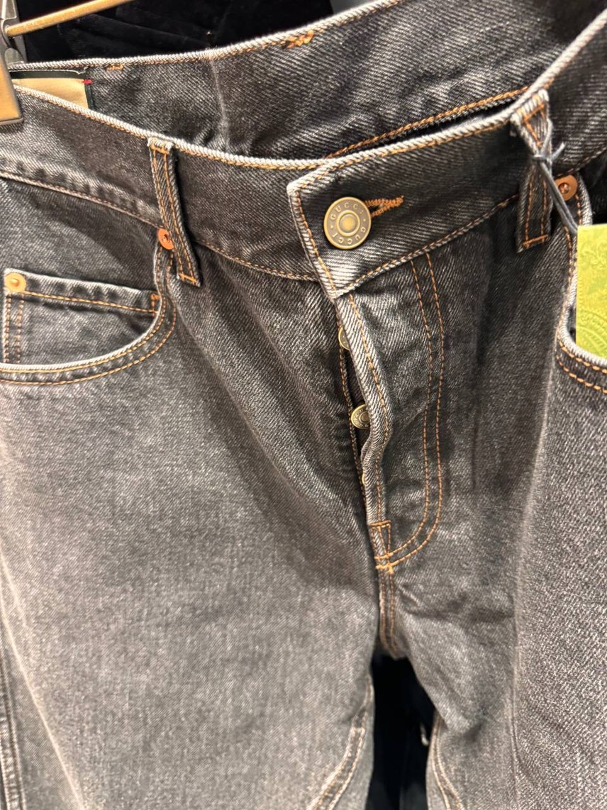 GUCCI Denim side view - Men's luxury Clothes