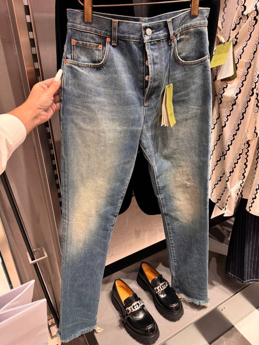 GUCCI Denim front view - Men's luxury Clothes