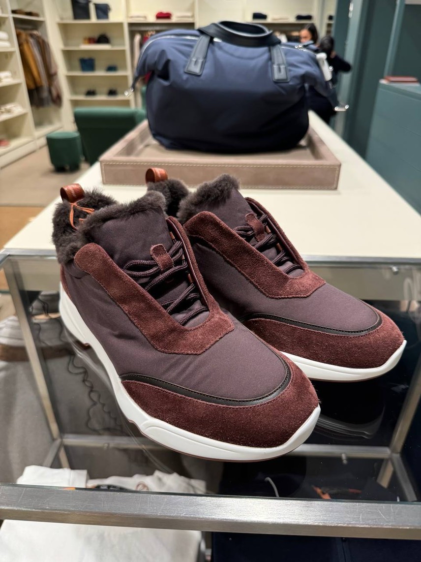 LORO PIANA Sneakers side view - Men's luxury Shoes