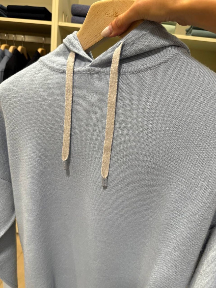 LORO PIANA Hoodies side view - Men's luxury Clothes