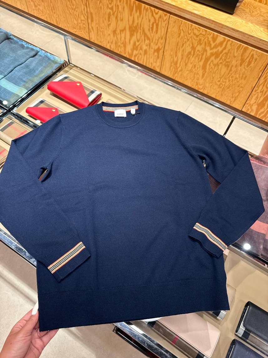 BURBERRY Knitwear front view - Men's luxury Clothes
