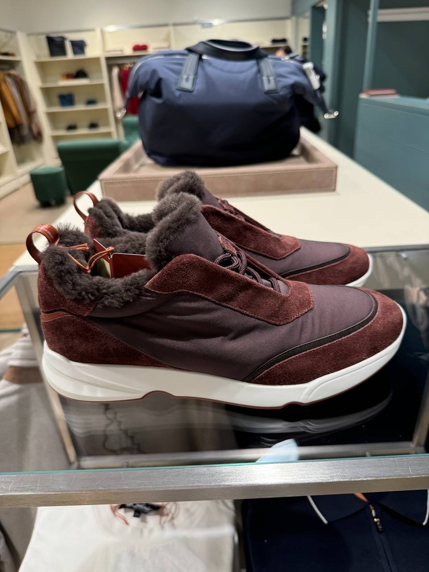 LORO PIANA Sneakers front view - Men's luxury Shoes