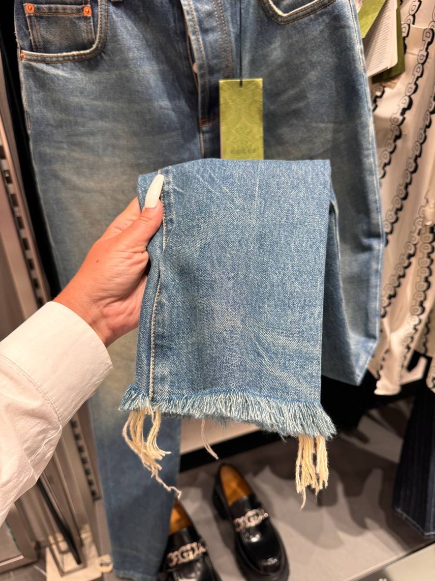 GUCCI Denim side view - Men's luxury Clothes
