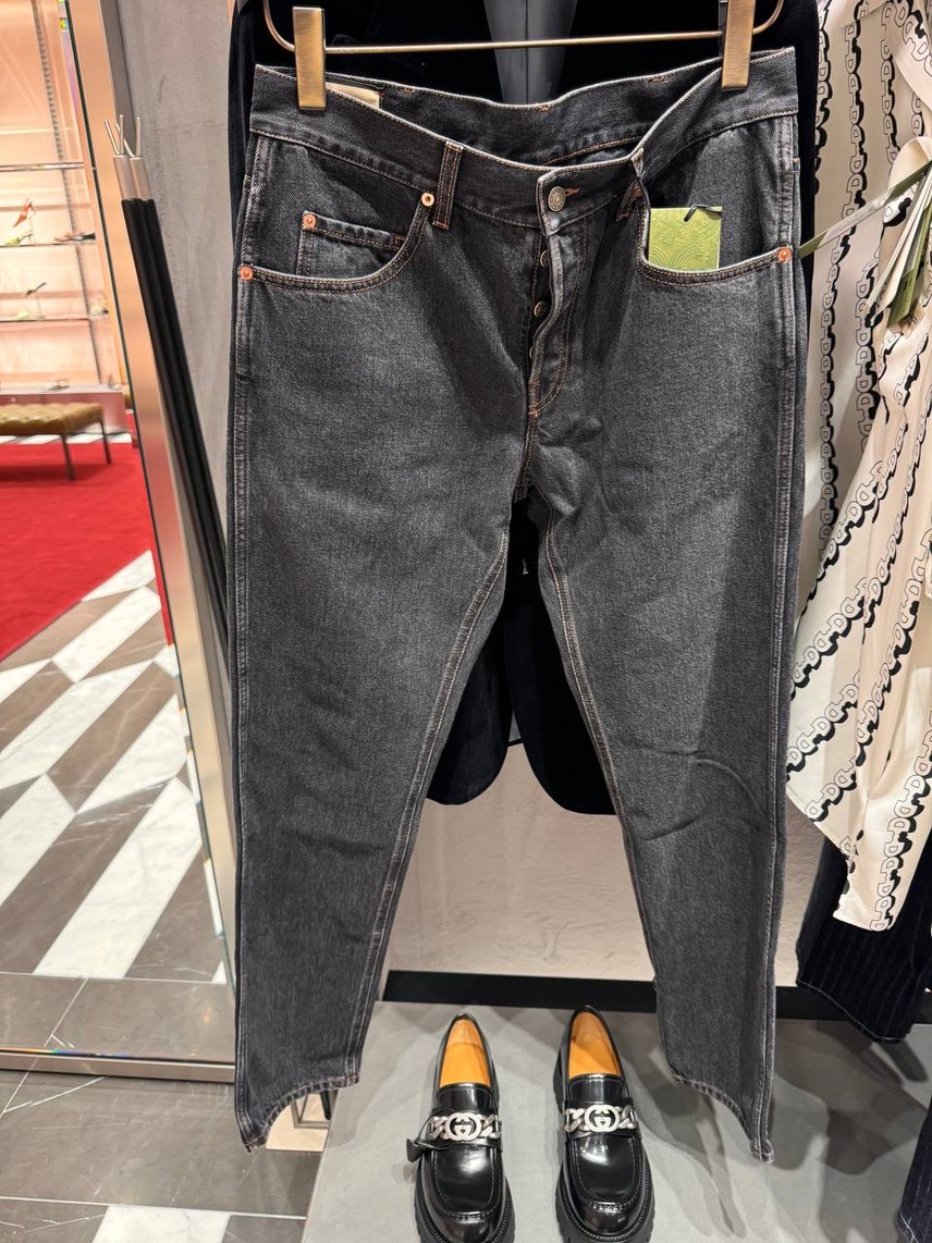 GUCCI Denim front view - Men's luxury Clothes