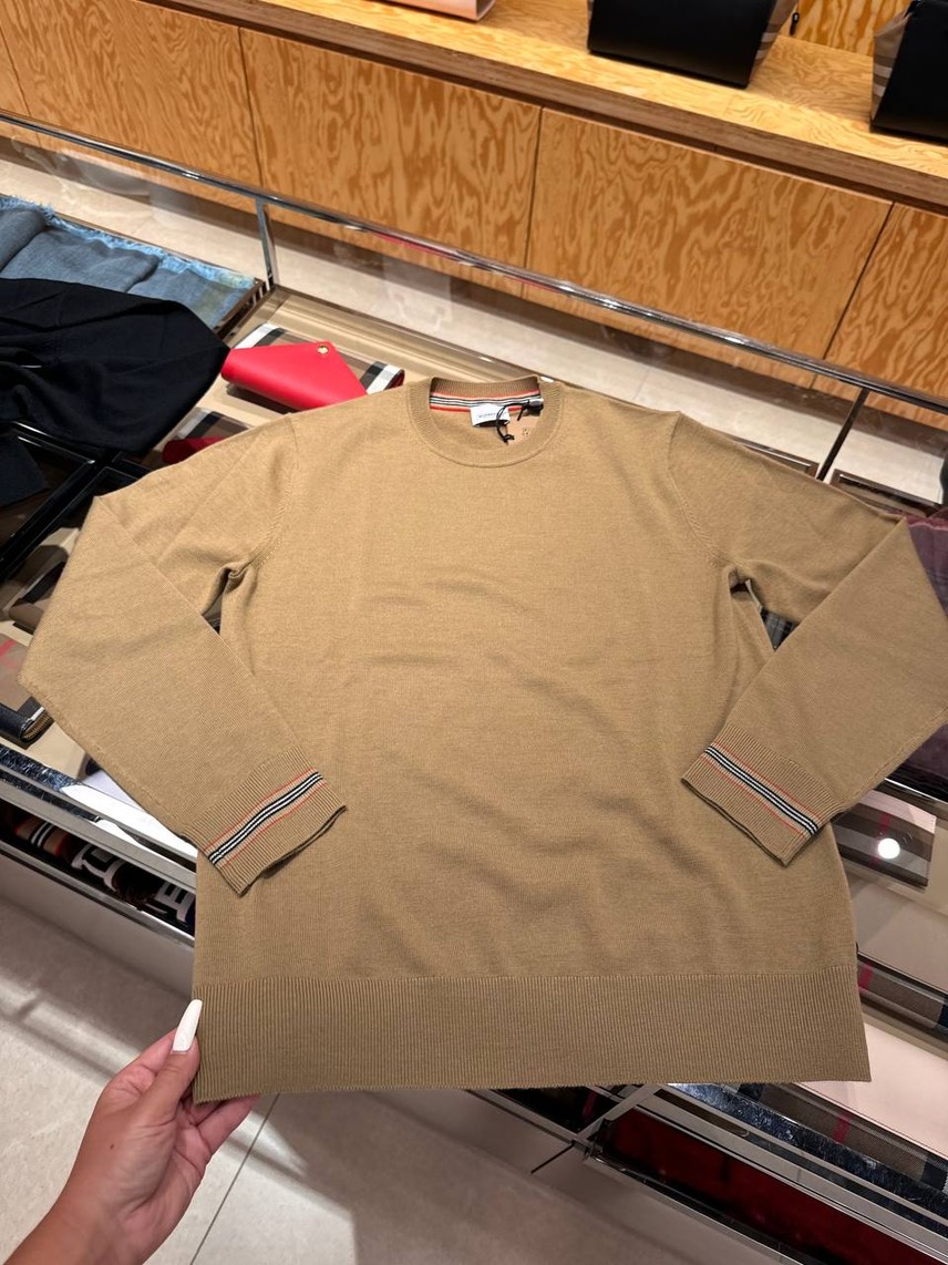 BURBERRY Knitwear front view - Men's luxury Clothes