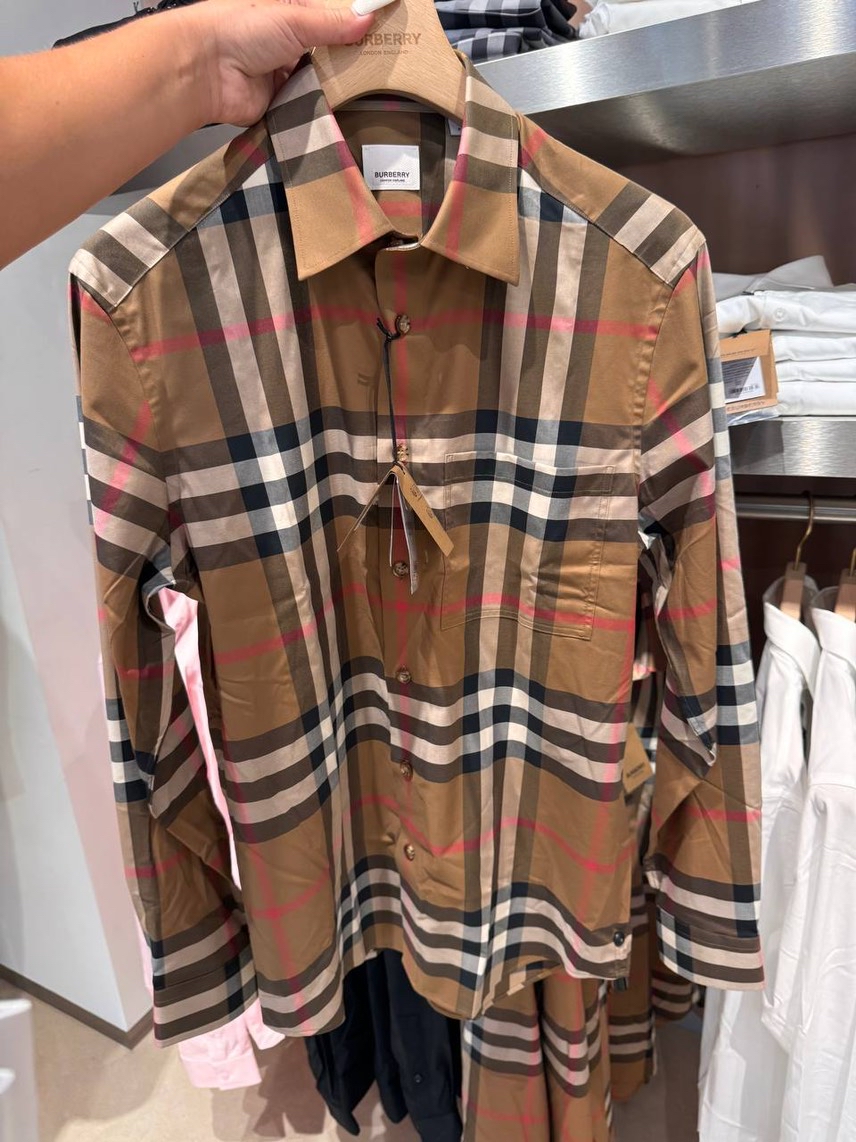 BURBERRY Shirts front view - Men's luxury Clothes