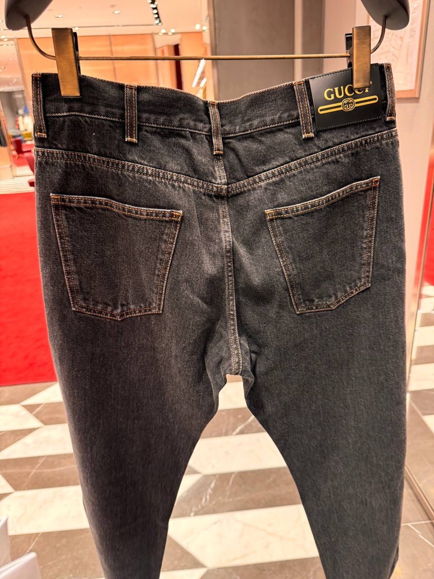 GUCCI Denim side view - Men's luxury Clothes