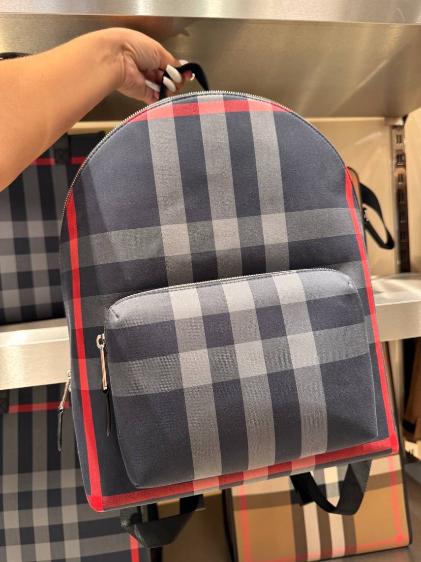 BURBERRY Backpack front view - Men's luxury Bags