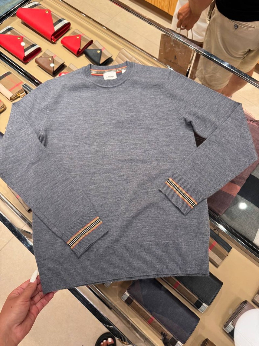 BURBERRY Knitwear front view - Men's luxury Clothes
