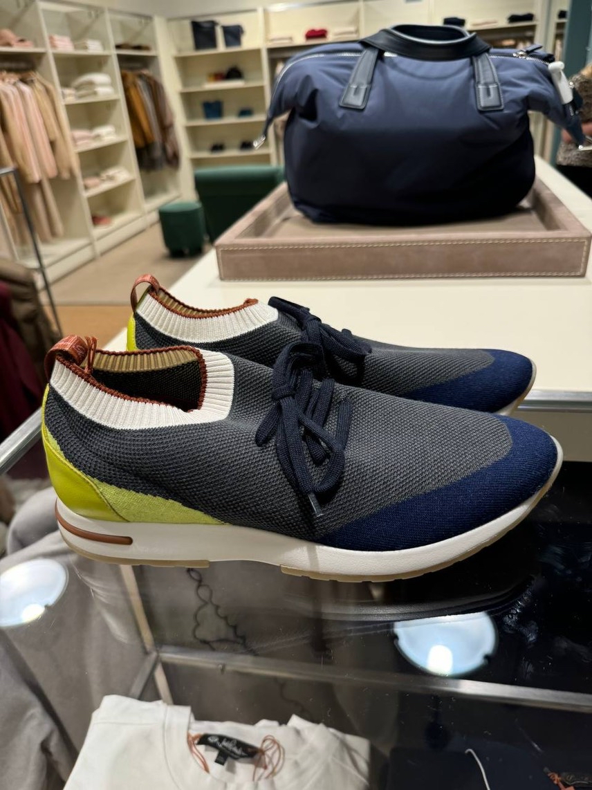 LORO PIANA Sneakers front view - Men's luxury Shoes