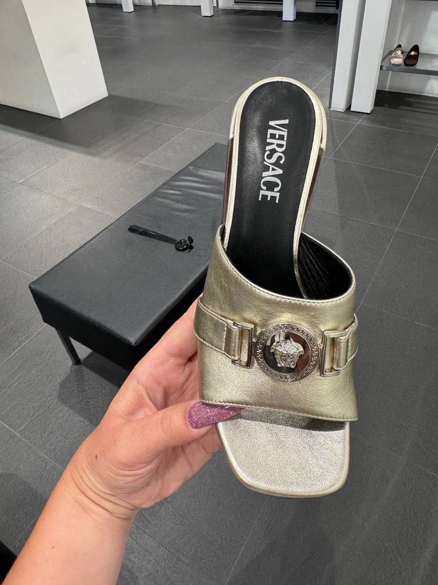VERSACE Sandals front view - Women's luxury Shoes
