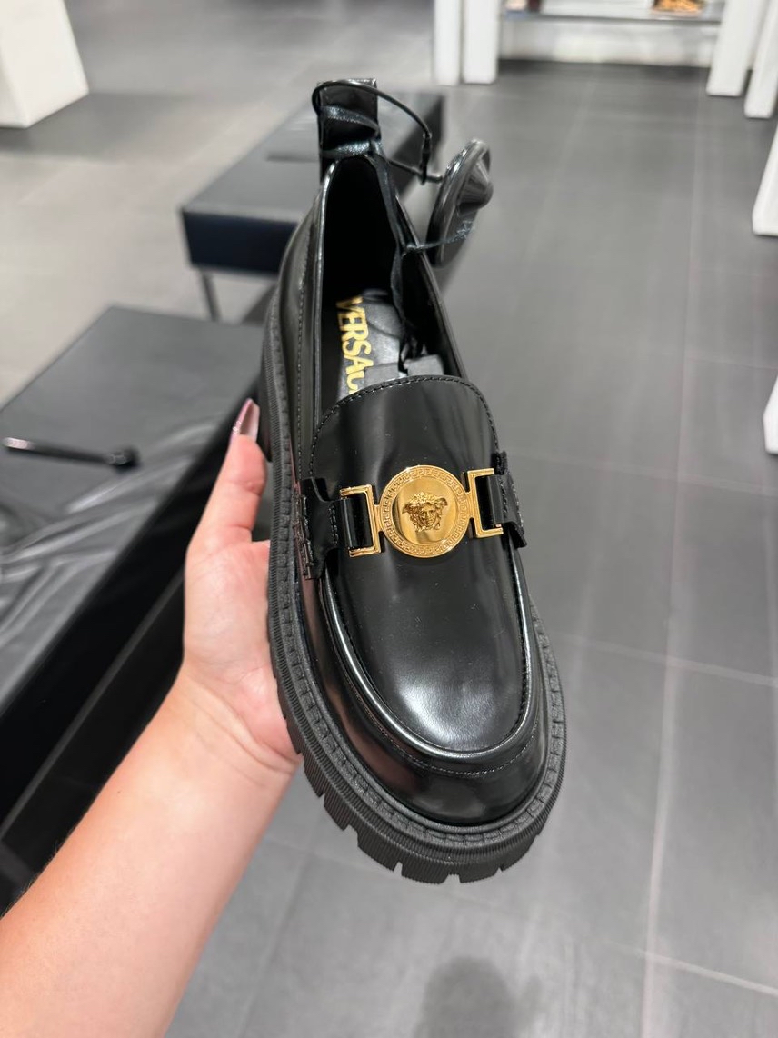 VERSACE Loafers side view - Women's luxury Shoes