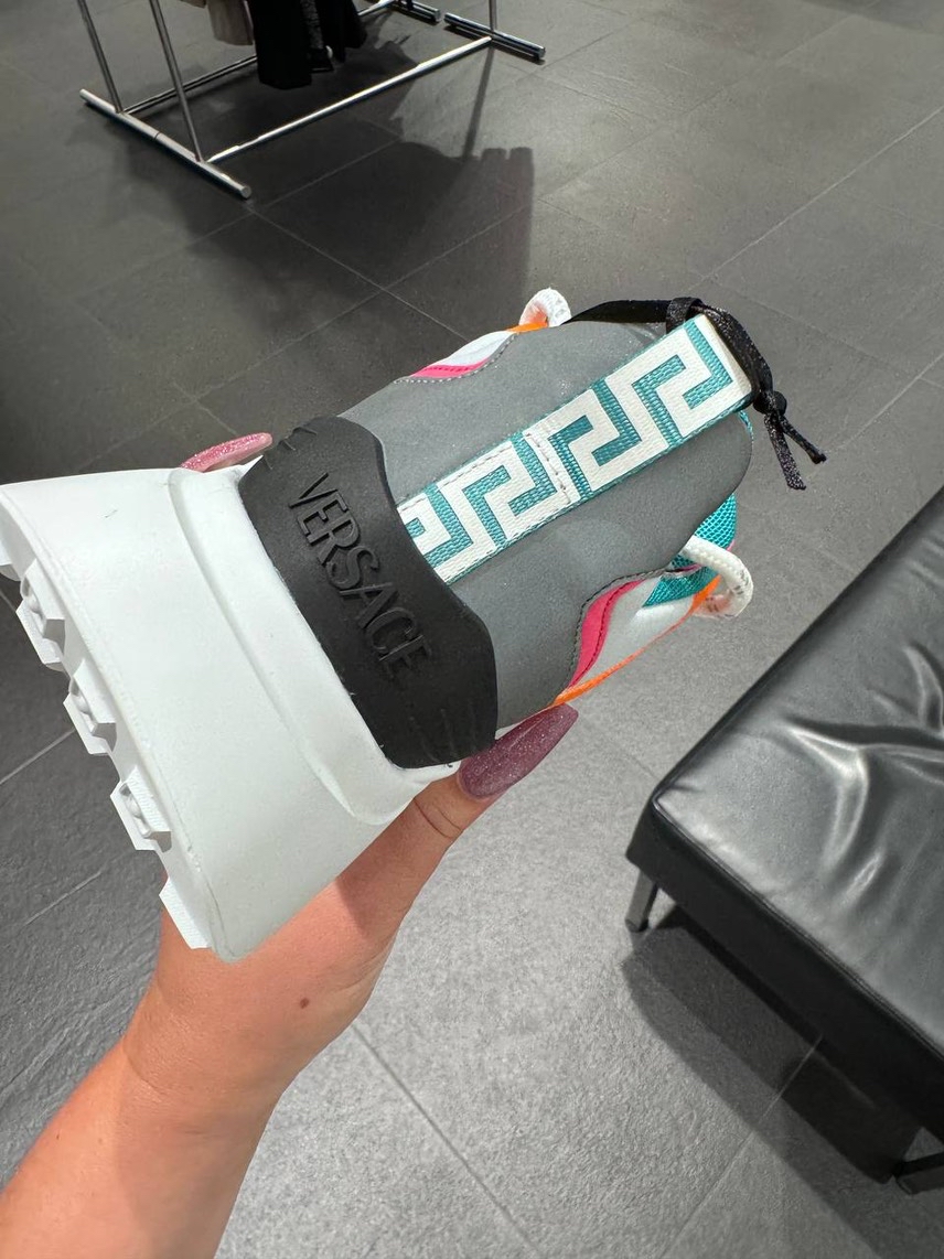 VERSACE Sneakers side view - Women's luxury Shoes