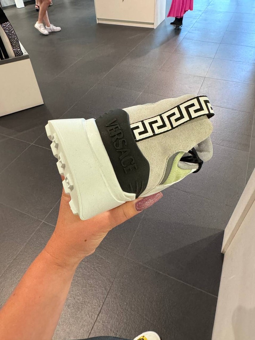 VERSACE Sneakers side view - Men's luxury Shoes
